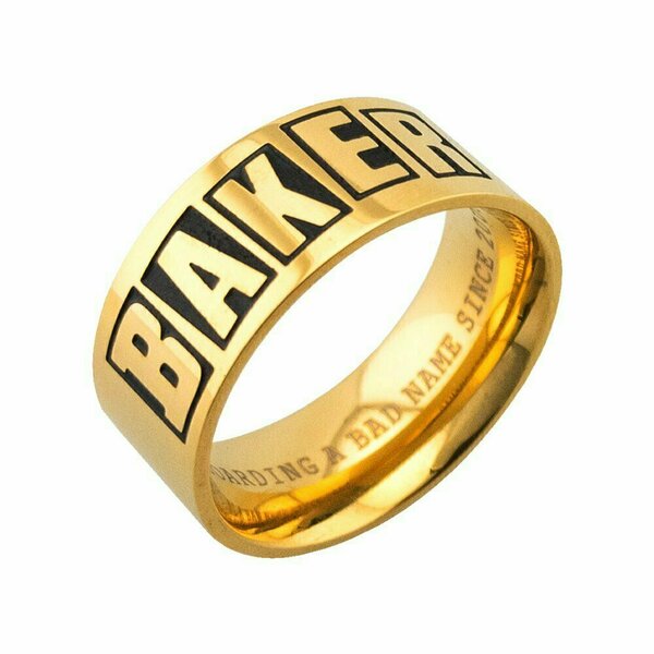 BAKER- Brand Logo Ring GOLD