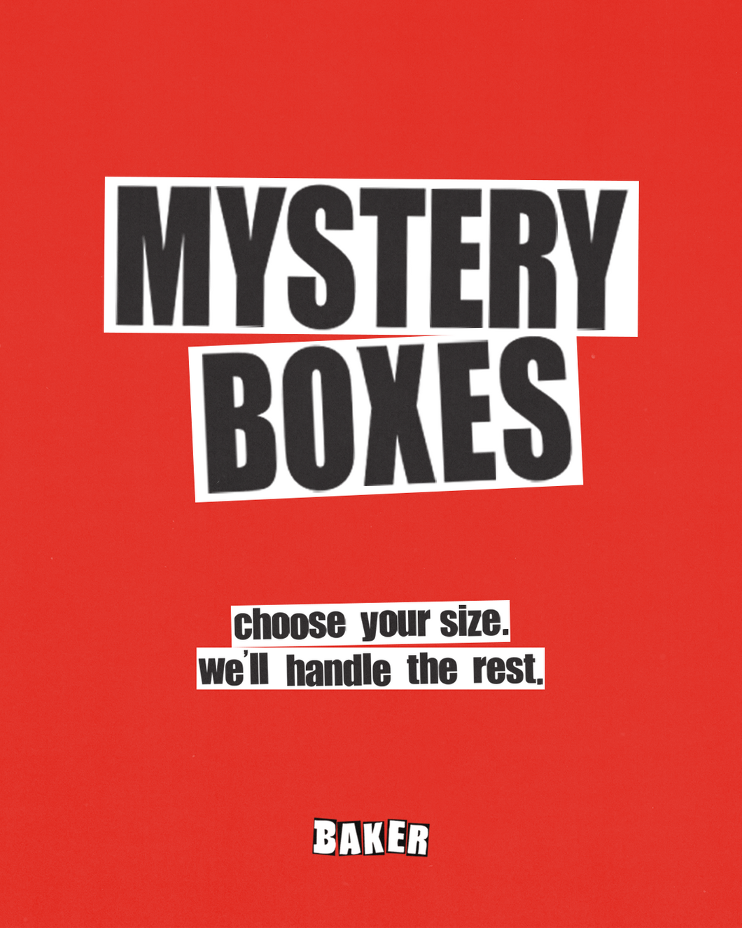 BAKER MYSTERY BOX #1