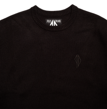 Load image into Gallery viewer, PISSDRUNX- Black Knight Knit Sweater
